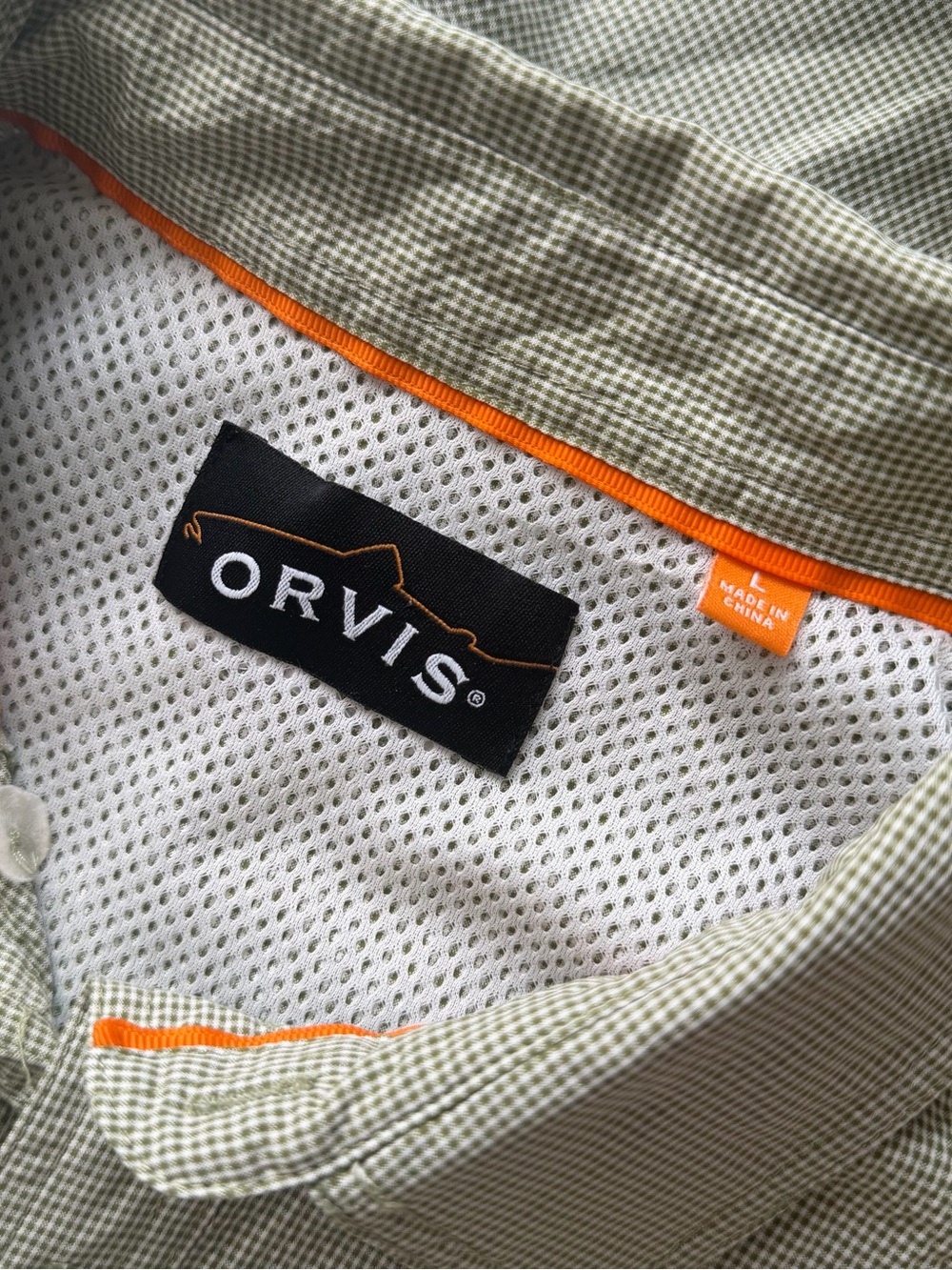Orvis Open Air Caster Long- Sleeve Button Down Shirt, UPF 40 Size Large - Picture 11 of 11